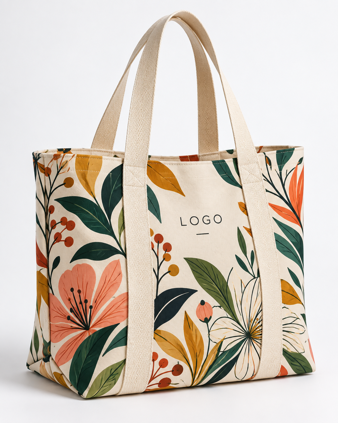 Canvas tote bag manufactured by Imagraphic