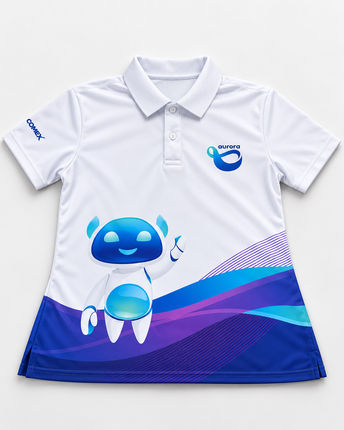 Custom polo manufactured by Imagraphic